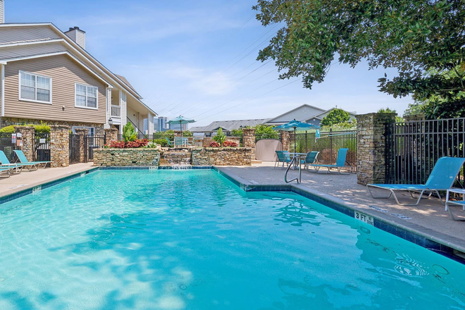 Swimming Pool - Charming 1BHK with Patio & Lively Outdoor View Apartments