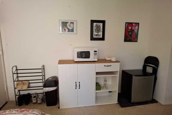 refrigerator and shelf - Room for Rent in Irvine (UCI University Area)