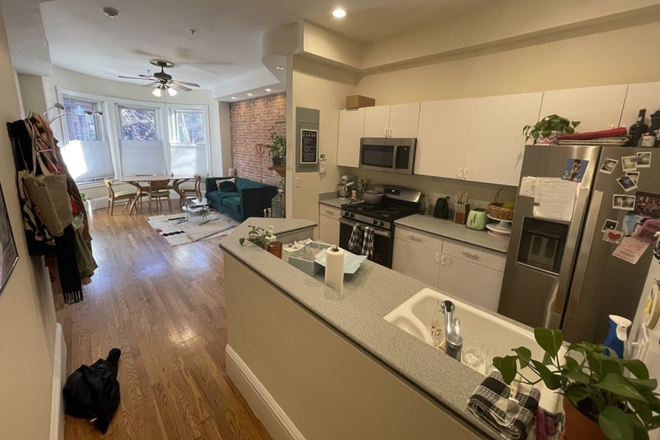 kitchen&living room - Renovated 2 Bed / 1.5 Bath near campus w/ LAUNDRY IN UNIT!!! Avail. 9/1/25!! Apartments