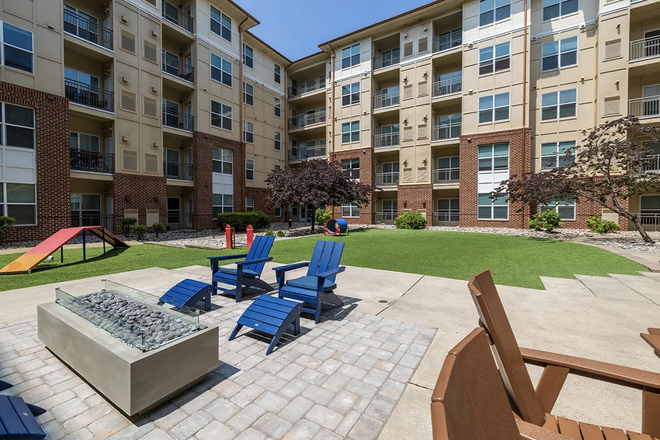 Courtyard - The Pavilion at North Grounds Apartments
