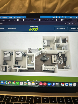 photo of what the unit looks like - University Park Apartments