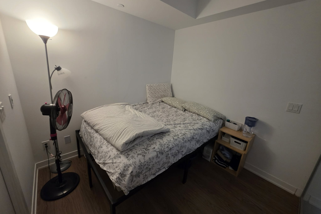Bedroom - 1 Bedroom with En suite Washroom in Newly Built Condo Building in Church-Wellesley area