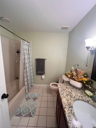 Bathroom - Furnished room & private bath-Jackson Ave-Rocky Hill Townhome