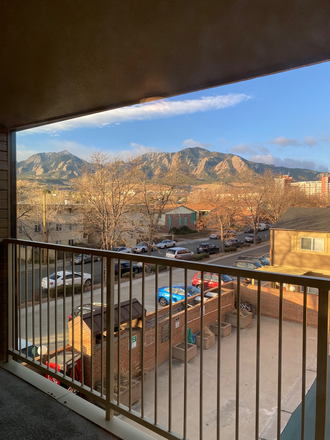 View from dining room and kitchen window - 1 br,  1 bath, modestly furnished-Wimbledon Condo