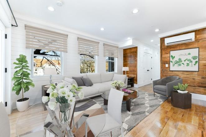 Another Angle: Shared living room and kitchen - Furnished 1BR + Den | 1.5 Bath | Parking + Utilities Included | Boston Summer Rental (Roxbury) Apartments