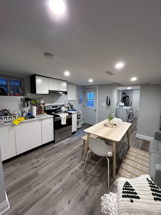 Kitchen, common space - Cute Basement Suite in Little Italy