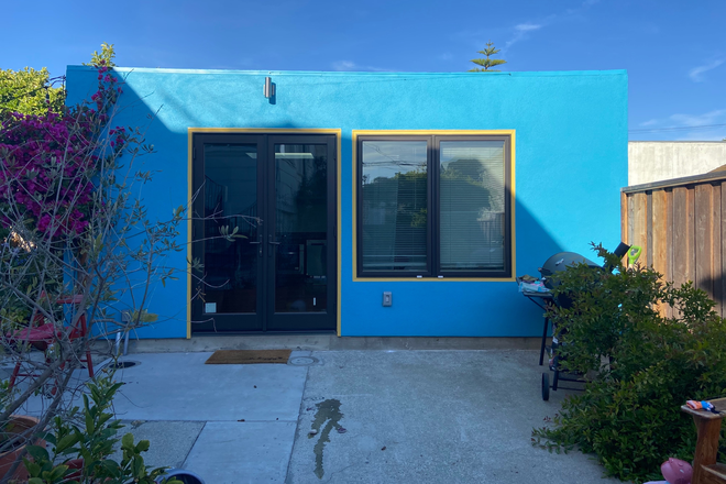 Entire unit from patio - Cozy Furnished Garden Studio Near Solano Ave and Public Transportation Apartments