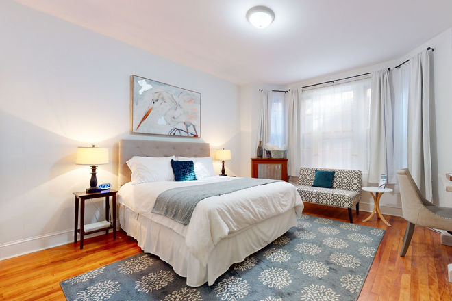 Bedroom - BEA1253B4 Spacious Furnished Studio in Coolidge Corner Apartments