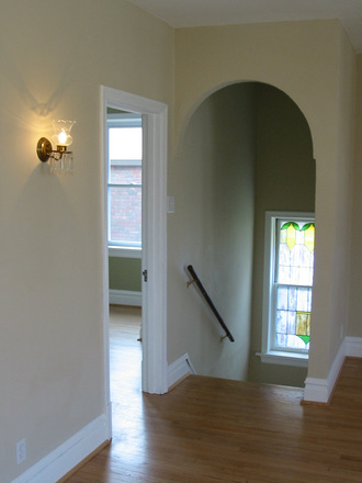 stairs - 7304 Lindell - 2nd Floor - Short walk to Campus, Clayton, or Metrolink. Free laundry, huge closets! Duplex