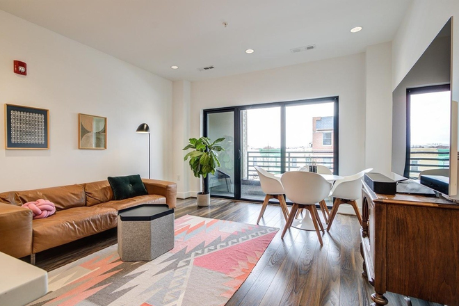 Living Room - 2bd/2b with balcony in boutique condo The Corey