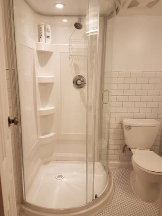 Bathroom - shower - Bright one bedrm bsmt apt&nbsp;(Toronto - St Clair West) - Jan 1st, 2026