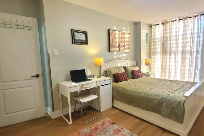 Beedroom - 1 furnished, recently renovated spacious condo bedroom with ensuite bathroom. All utilities incl.