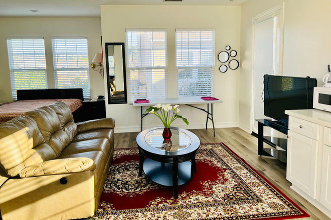 Sitting Room - NEWLY RENOVATED CASITA STUDIO IN THE GATED COMMUNITY OF BONITA CANYON,  just 1 mile from UCI