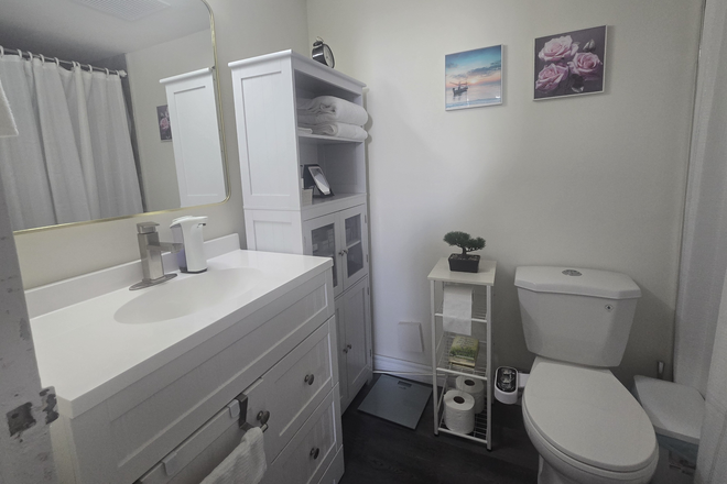 Shared bathroom - (FOR FEMALE) Private room for rent in a shared 2BR condo unit at Dixon Road