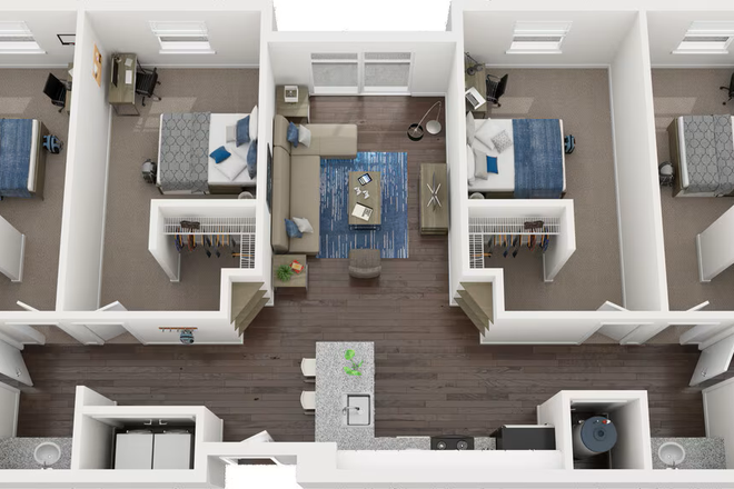 4X2 plan - Park West