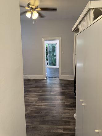 View from entrance - Newly renovated 2 room studio with patio / garden / back yard in Art Museum area Apartments