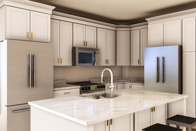 Kitchen. - BRAND NEW CONSTRUCTION 6-Bed 6-Bath in Mission Hill! Duplex