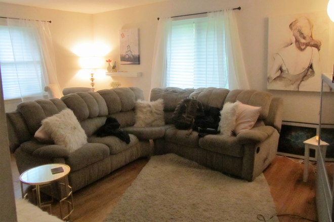 Living room - 4804 Calvert Rd. Old Towne College Park, Md. Apartments