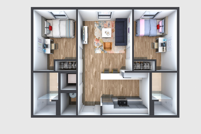 Floorplan - The Walk Apartments
