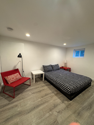 Bedroom/living area - Private Basement Studio House