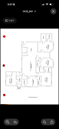 Floorplan of house - Rumsey Properties House behind the strip, close to the Stadium