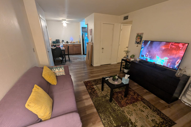 Living room, Dining area and Kitchen - Female Roommate wanted - Master Bedroom Fully furnished near UA Condo