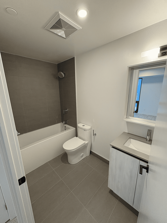 Bathroom - Private Rooms for Rent in a Co-living – Parliament St, Toronto Condo