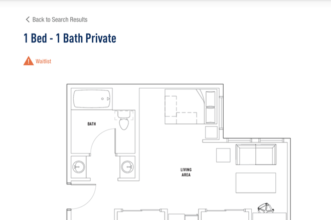 1 bed, 1 bath... 2 small storage areas a desk - Lease Takeover – The Suites, Private 1x1, Aug Rent Paid + Fee Covered Apartments