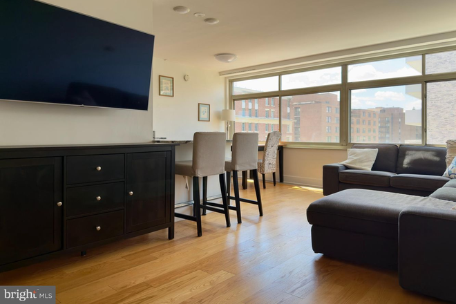 Bright Welcoming Living Room - Furnished Two bedroom corner unit available for rent Condo