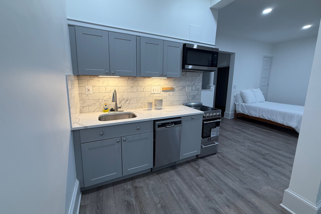 New Kitchen - Furnished  Studio 2nd floor, new kitchen, W/D in basement, Dupont circle Condo