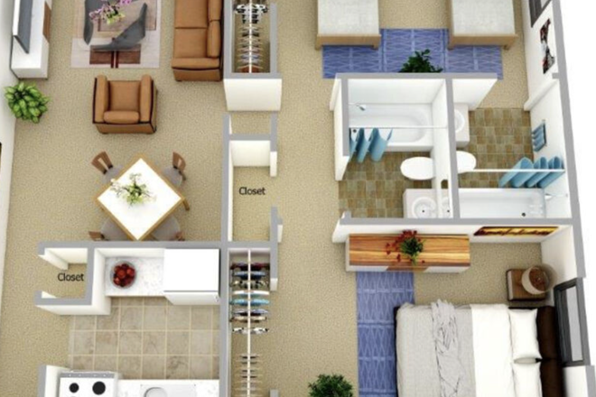 Layout - Apartment Close to Cmapus