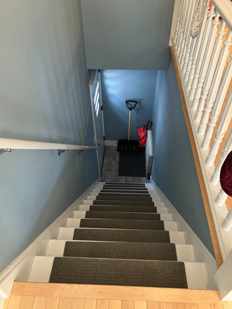 Stairs Entrace from Outside - 1 Bedroom 1 Bath 2 Miles from MSU Apartments
