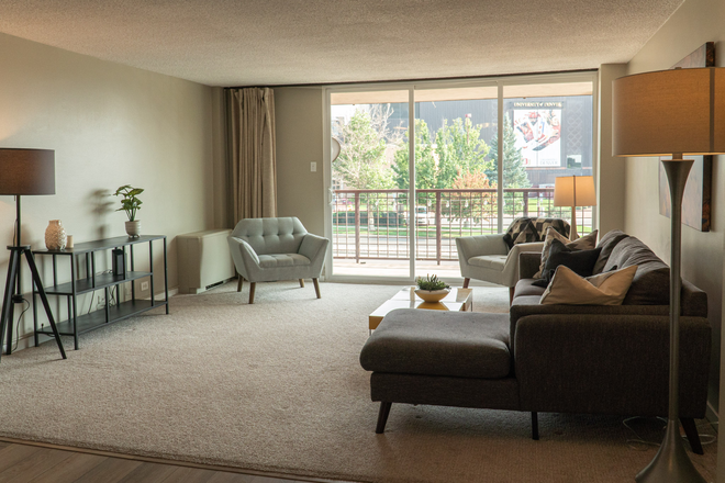 Living Room - University Park Tower, Unit 202 Condo