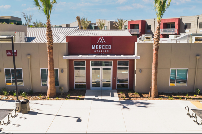 Outside street view. Photos of floorplan & other things can be found online - Merced Station Shared Apartment #1315 - A1