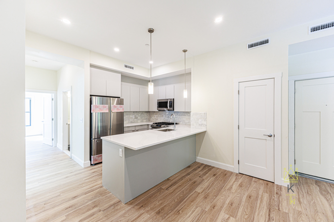 kitchen - Charming 2 Bed/1.5 Bath Apartment in Brighton – New Construction!