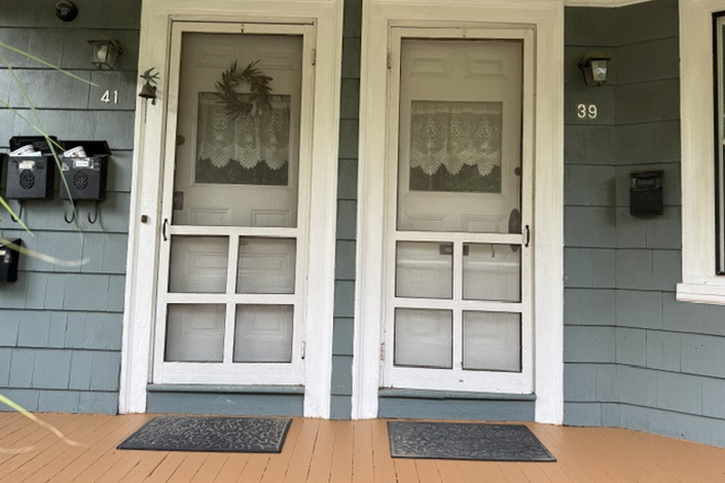 Front entrance - Cranston Waterview 2 bedroom available now.  Beautiful view, quiet 3.5 miles to Brown Apartments
