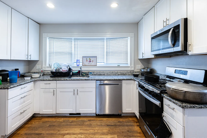 Call NOW for showings! 617-236-8600 - FANEUIL ST - NEW RENO 4BR SINGLE FAM HOUSE *AVAIL NOW* W/ 2 BATH, YARD, LNDRY, PRKNG, DR, EIK, DW!