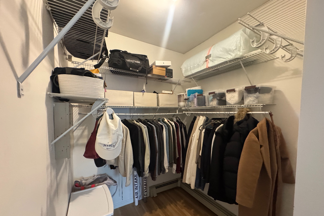 Walk-In Closet - Large Private Bedroom in 3-Bed Apartment - Steps from the Birgham Circle Stop!