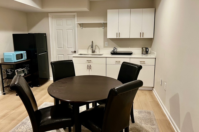 Kitchen - Spacious (1100sqft), all new, 1 bedroom 1 bathroom English Basement apartment