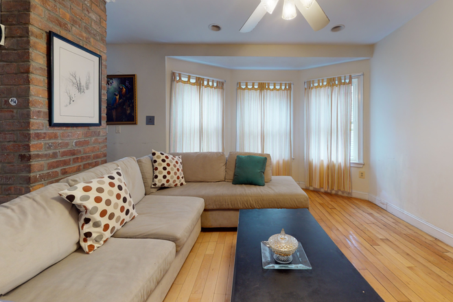 Living Room - AVAILABLE 2026:  4 Bed, 2.5 Bath in Lower Allston Apartments