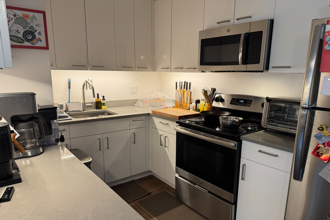 Kitchen - Summer Sublet – Furnished 1BD/1BA in Soldiers Field Park (Cozy & Great Location) Apartments