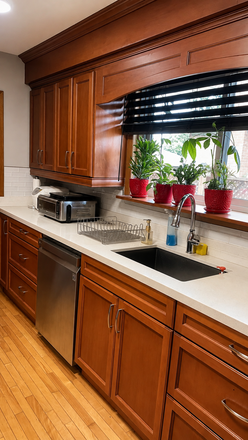 Shared Kitchen - Private rooms for rent in a shared basement at Parkington Crescent House