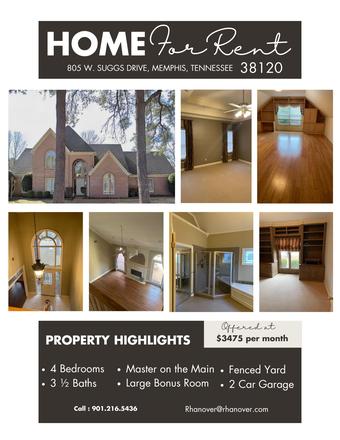 805 W Suggs - PRIME EAST MEMPHIS HOME FOR RENT