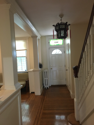 Front entrance - Live affordably, Walk to JHU: Private Room in Quiet 4 BR House