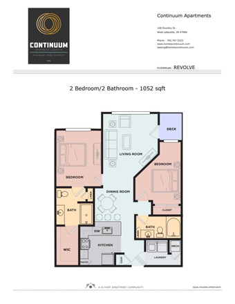 floor plan - Continuum Apartment