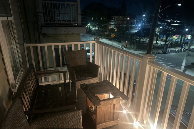 Front porch - PhD student looking for roommate in spacious 2 bed 1 bath apartment in spring hill in somerville