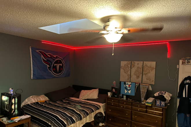 Bedroom for rent. Dresser shown is included with the rental - Bedroom in Three Bedroom Condo Walking Distance From Medical Center