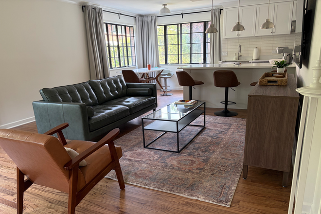 Living room and dining room - The Linden 320 Townhome