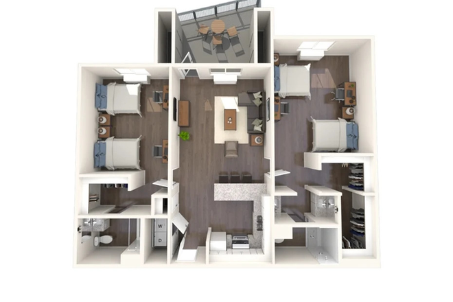 Floor Plan - Merced Station Apartments