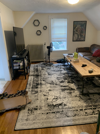 Living Room - Minutes to Tufts on Curtis Street! Deluxe Two-Bedroom with laundry & parking! Apartments